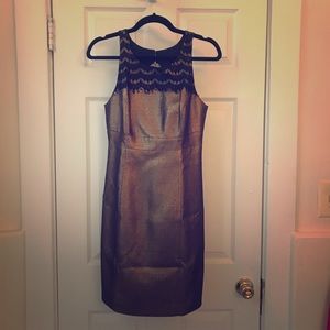 ✨✨Trina Turk gold cocktail dress size 4 ✨✨